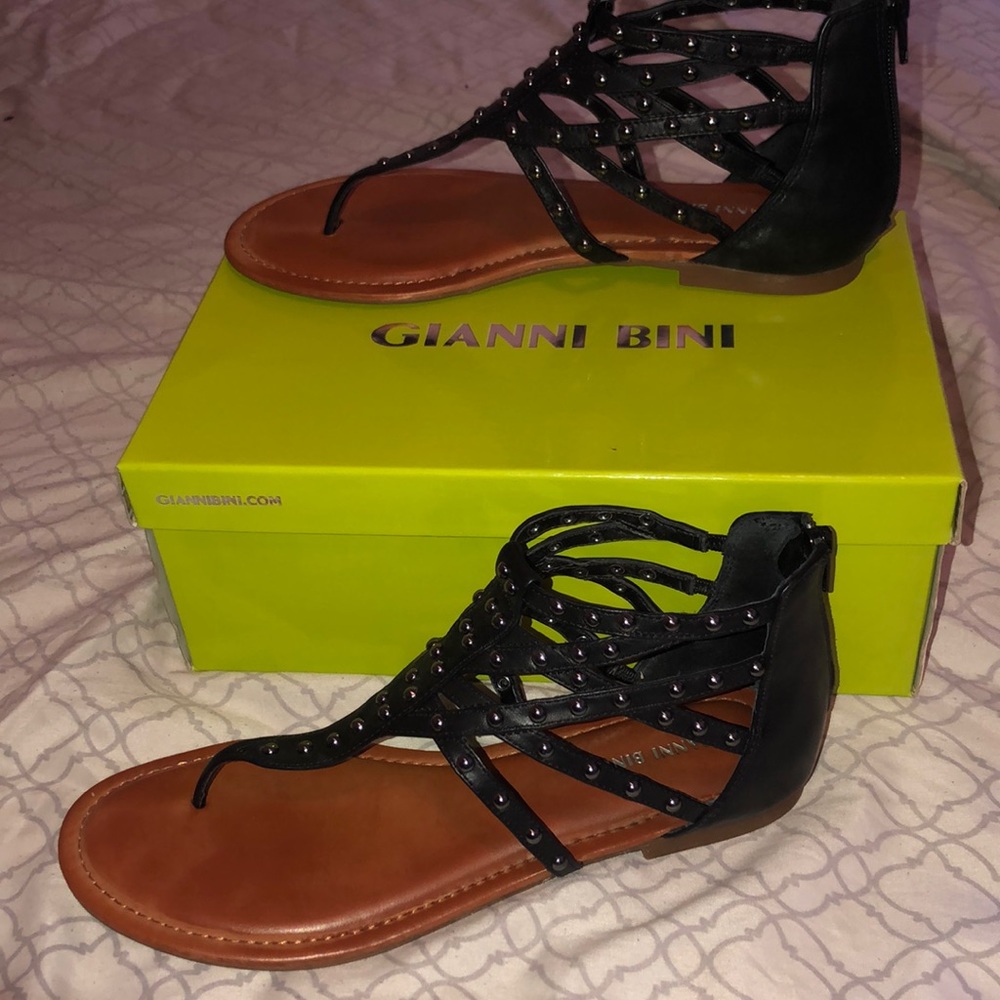 Black sandals